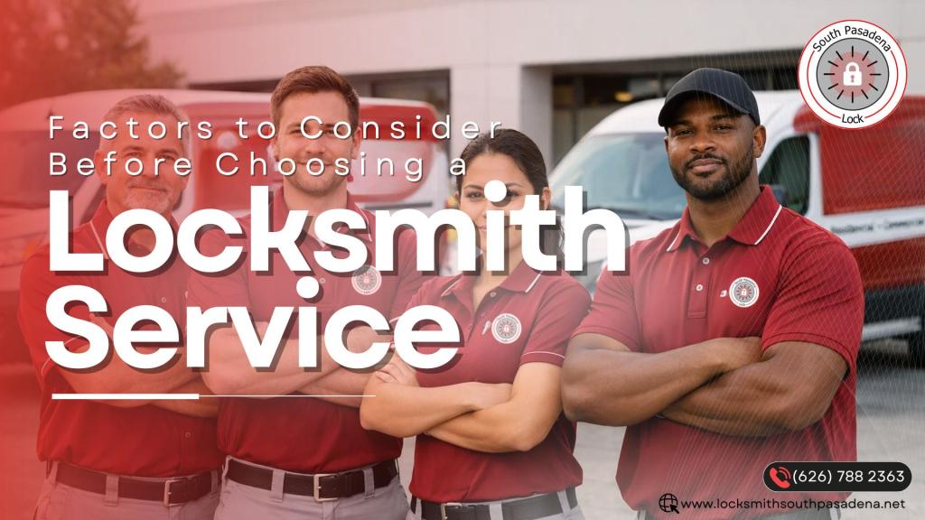 Factors to Consider Before Choosing a Locksmith Service