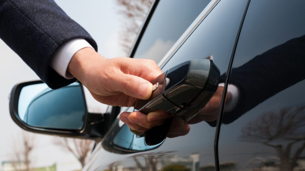 A car that uses smart car keys