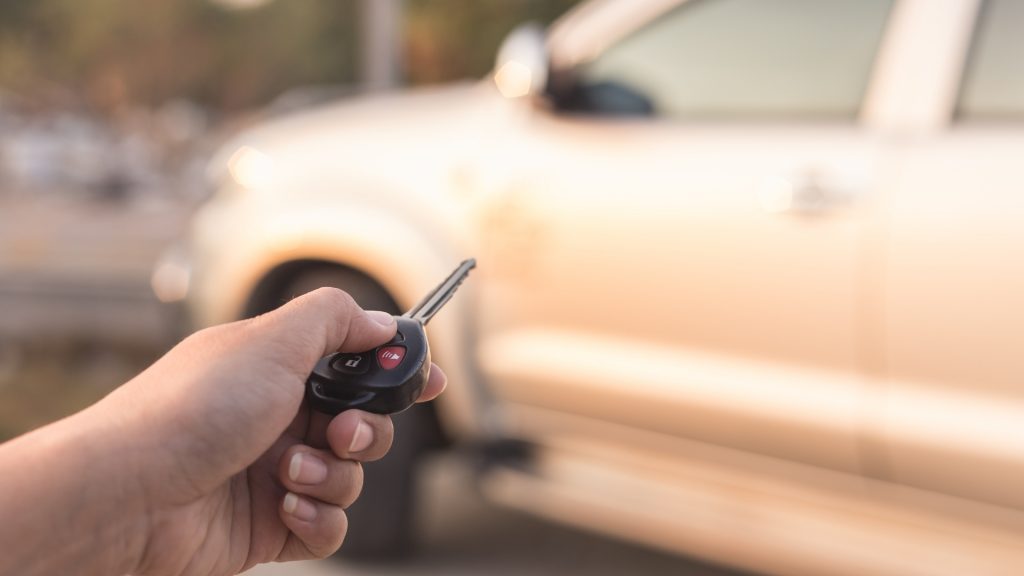 Turning off the ignition activates the car's immobilizer.