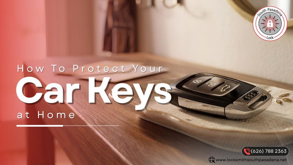 Home storage solution for protecting car keys and improving secure parked car security